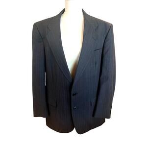 Men's Christian Dior blue pin stripe blazer